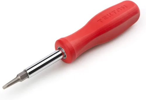 Vista 15 de TEKTON Destornillador multi-punta Phillips/ranurada 6-en-1 (#1 x 3/16 pulgadas, #2 x 1/4 pulgadas, Negro) DMS14001