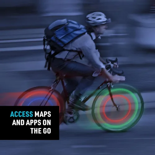 Vista 12 de Nite Ize HandleBand - Soporte universal para manillar de bicicleta, color carbón