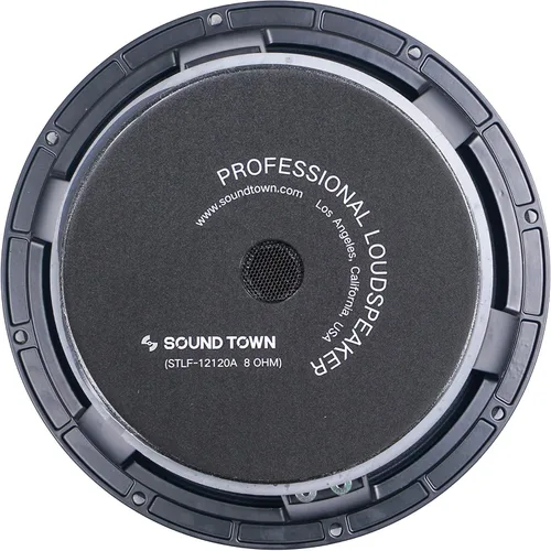 Vista 4 de Sound Town Woofer de marco de aluminio fundido de 12 pulgadas y 500 W (controlador de baja frecuencia), woofer de repuesto para altavoces PA/DJ