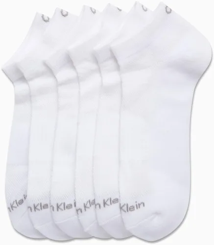 Vista 130 de Calvin Klein Calcetines para hombre, mezcla de algodón, acolchados, sin talla, forro de calcetines atléticos (6 unidades)