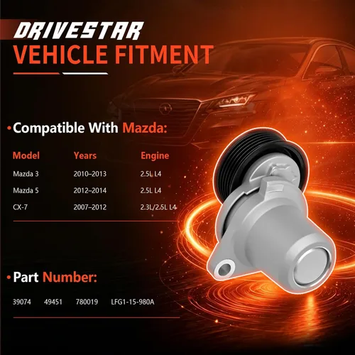 Vista 53 de 38284 Conjunto de tensor de correa con polea para Nissan Altima Rogue