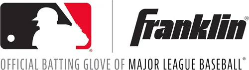 Vista 4 de Franklin Sports MLB Guantes de Bateo de Béisbol - Guantes de Bateo Natural II para Béisbol + Sóftbol - Pares de Guantes de Bateo para Adultos Rojo