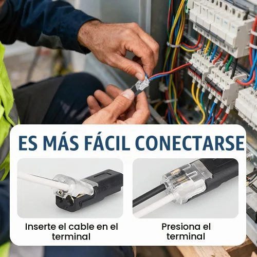 Vista 7 de Conector enchufable de doble cable, conectores de tira de luz LED, 2 pines, nuevo conector de cable de bajo voltaje con hebilla de bloqueo