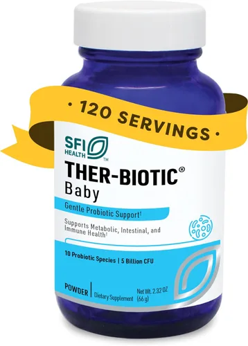 Vista 11 de Klaire Labs SFI Health Ther-Biotic Baby - Probiótico para niños, bebés y niños pequeños - Apoyo al microbioma y al intestino - Polvo probiótico