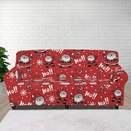 Vista 74 de Boatee Fundas de sofá de 1 pieza con diseño de copo de nieve azul, fundas elásticas para sofá, 1 cojín, protección de muebles, decoración para sala