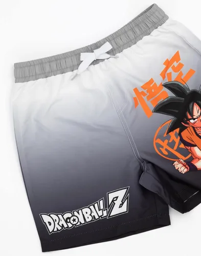 Vista 6 de Dragon Ball Z Pantalones cortos de natación para niños y adolescentes, pantalones de natación Goku con cordón en la cintura