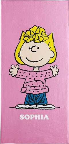 Vista 7 de Let's Make Memories Toalla de Playa Personalizada - Toalla de Piscina Personalizada de Peanuts - para Vacaciones de Primavera y Diversión de Verano