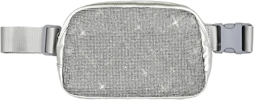 Vista 46 de C.C Bolsa de cintura para mujeres – Riñonera acolchada cruzada para el cuerpo con correa ajustable, idea de regalo de moda, Ajuste regular