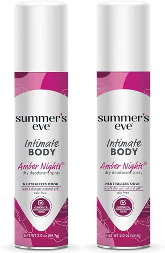 Vista 15 de Summer's Eve Spray femenino refrescante diario, Blissful Escape, 2 onzas Spray corporal diario sin talco para mujeres, cuidado femenino que