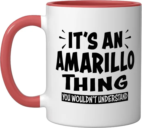 Vista 5 de Amarillo Trip Lovers Thing You Wouldn't Understand Ceramic Mug, Black/White