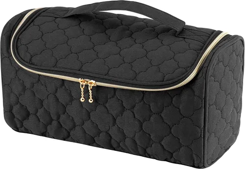 Vista 3 de Mount Plus HS1B - Funda de viaje hecha para Dyson Airwrap completa Styler y accesorios, bolsa de almacenamiento portátil con gancho para colgar Negro