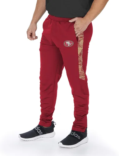 Vista 10 de Zubaz NFL Mens Track Pant with Half Sides