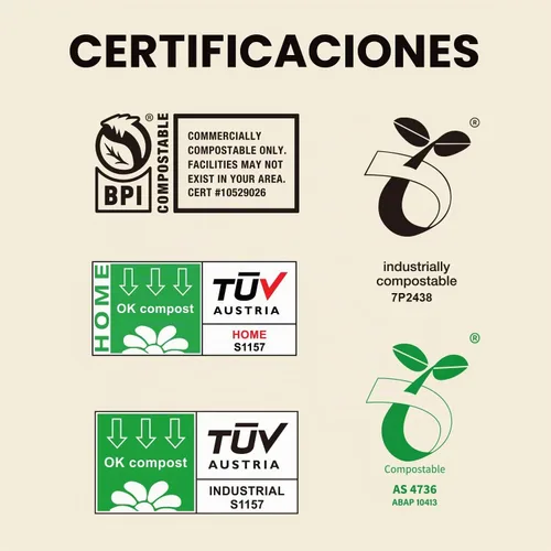 Vista 6 de SUPERBIO Bolsas compostables para restos de comida con asa de 1.6 galones, bolsas pequeñas de compost con asas, 50 unidades, 2 paquetes, BPI y OK