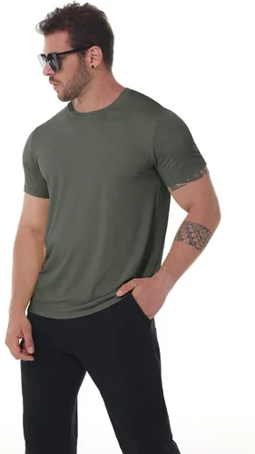 Vista 2 de Camiseta casual de verano 2024 para hombre, transpirable, manga corta, ajuste holgado, para entrenamiento, absorbe la humedad, camiseta casual