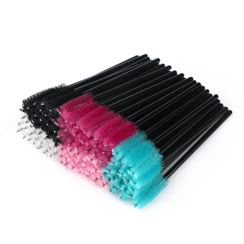 Vista 11 de G2PLUS 300 unidades de brochas desechables para rímel, kit de maquillaje con cepillo de pestañas de cristal, varillas ajustables para extensiones