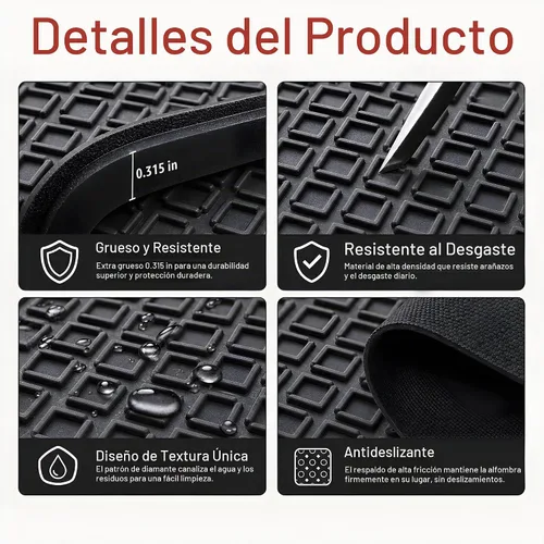 Vista 7 de MOSTPLUS Alfombrilla para caja de camioneta de 5 pies compatible con Toyota