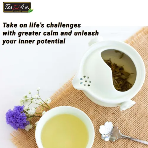 Vista 7 de Tea4U - Bolsas de té blanco de Ceilán, té de Ceilán seleccionado a mano de los mejores jardines de Sri Lanka, infusión rica y fragante, mezcla por