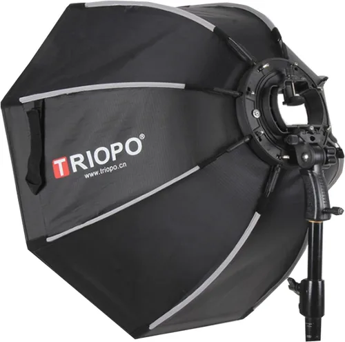 Vista 7 de Triopo Softbox 55 cm/21.6 pulgadas, paraguas octogonal para fotografía, para Godox V860II V860III V850II V850III TT600 TT685 TT685II YN560 III IV