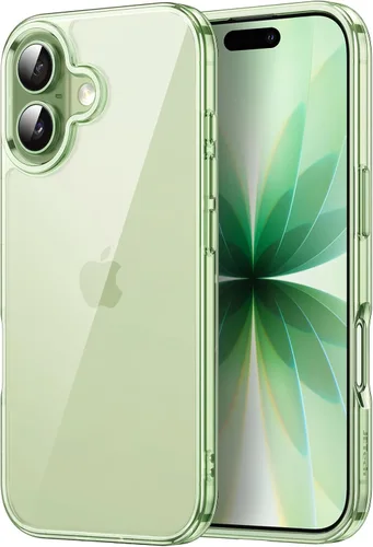 Vista 13 de JETech - Funda para iPhone 17 de 16 cm, cubierta a prueba de golpes, con parte trasera transparente antiarañazos, no se amarilla (negro)