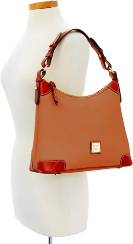 Vista 4 de Dooney & Bourke Pebble Grain Hobo - Bolso de hombro, Arena