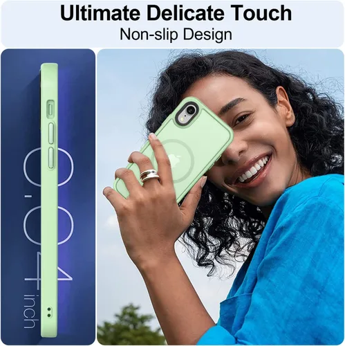 Vista 670 de MOCCA - Funda magnética resistente para iPhone XR de 6.1 pulgadas, compatible con MagSafe, funda con protección contra caídas de grado militar