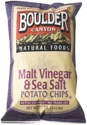 Vista 33 de Boulder Canyon Papas fritas - Hickory BBQ (1.5 oz/Caja de 55)