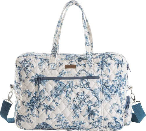 Vista 19 de Maison d' Hermine Bolsas de fin de semana para mujer, de algodón, acolchadas, para equipaje nocturno, bolsa de fin de semana para hombres, regalos