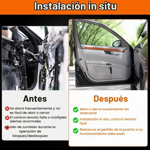 Vista 5 de Actuador eléctrico de bloqueo de puerta elevadora compatible con QX56 Quest 2004-2010, FX35 FX45 2003-2008, 2005-2010 Armada Ensamblaje de pestillo