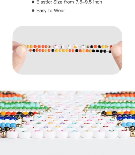 Vista 3 de Febflo TS Inspired - Juego de pulseras Taylo Tour Eras Concert, 16 pulseras de la amistad