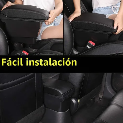 Vista 6 de para Nissan Juke Caja de Apoyabrazos de Consola de Doble Capa con Almacenamiento y 3 Puertos USB Reposabrazos de consola central para automóvil