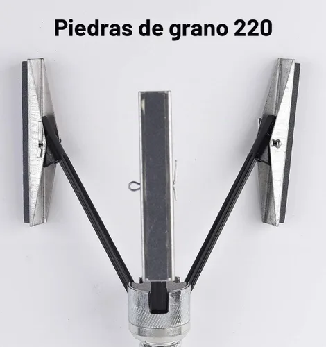 Vista 5 de YOTOO Herramienta de Hone de Cilindro de Motor Desengrasador Ajustable 2"-7" Diámetro 4" Largo Piedras 220 Granos