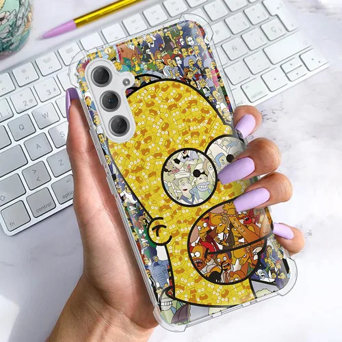 Vista 5 de Funda compatible con Samsung Galaxy A54 5G, Galaxy A54 5G, funda a prueba de golpes con parachoques de TPU suave para Samsung A54 5G (amarillo limón)