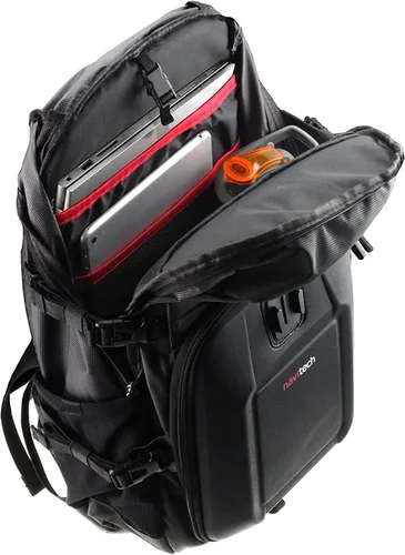 Vista 3 de Navitech Mochila para cámara de acción y kit combinado de accesorios 50 en 1 con correa para el pecho integrada, compatible con cámara de acción DJI
