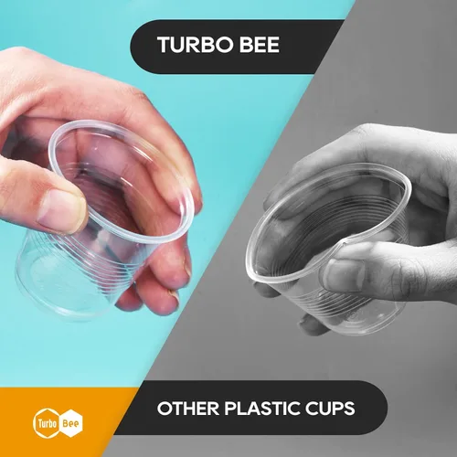 Vista 6 de Vasos de plástico desechables de 3 onzas, paquete de 500 unidades, vasos pequeños para enjuague bucal, vasos de muestra a granel para el hogar