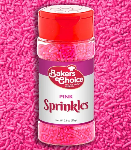 Vista 13 de Bakers Choice - Gránulos verdes para hornear, gránulos Jimmies para aderezos de helado, sin lácteos, Kosher de 2.8 onzas