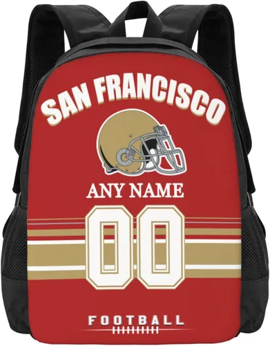 Vista 30 de Mochilas de encargo del deporte del fútbol, regalos personalizados modificados para requisitos particulares del bolso del viaje de la mochila