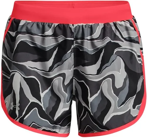 Vista 4 de Under Armour Fly By 2.0 - Pantalones cortos estampados de correr para mujer