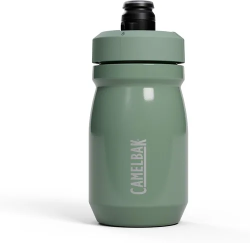 Vista 26 de CamelBak Podium - Botella de agua para bicicleta de acero inoxidable con aislamiento de acero, retención de frío para ciclismo, 12 onzas, color negro