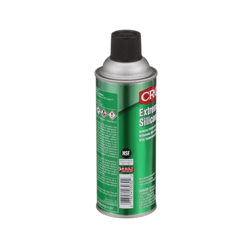 Vista 2 de CRC Extreme Duty Lubricante de silicona, 10 onzas Aerosol en lata, transparente/blanco