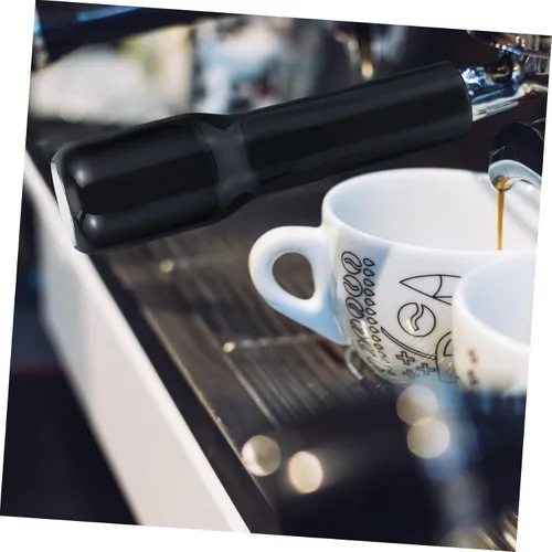 Vista 6 de Cafetera con mango para cafetera, kit de café automático, cafetera pequeña, filtro de taza, cafetera, cafetera, tetera, filtros de café, metal, negro