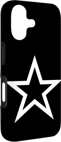 Vista 3 de Y2K Aesthetic Star - Carcasa para iPhone 17, diseño de estrella y negro