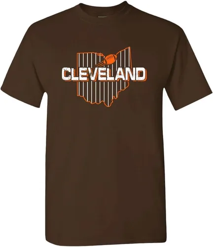 Vista 52 de Xtreme Apparrel Camiseta para hombre Team Field Map para aficionados al fútbol Dallas - Camisa azul marino