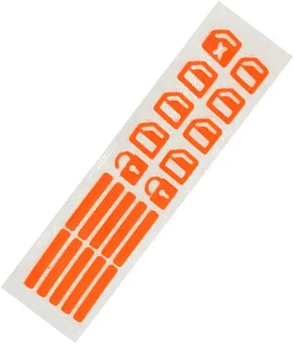 Vista 10 de EUBUY Calcomanía luminosa para botón de ventana de automóvil, que brilla en la oscuridad, estilo moderno, rectangular, azul, uso individual