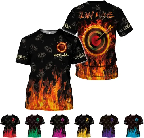 Vista 8 de Camisas de tiro con arco personalizadas para hombre, camisetas con nombre personalizado y nombre del equipo, camisas polo S-5XL Tiro con arco 10