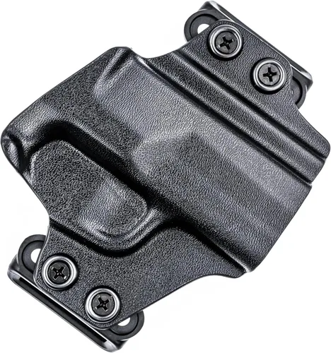 Vista 3 de Rounded OWB Pancake Holster - Outside Waistband Carry, American Made, Concealment Express, Black Kydex, Optics Ready, Fits