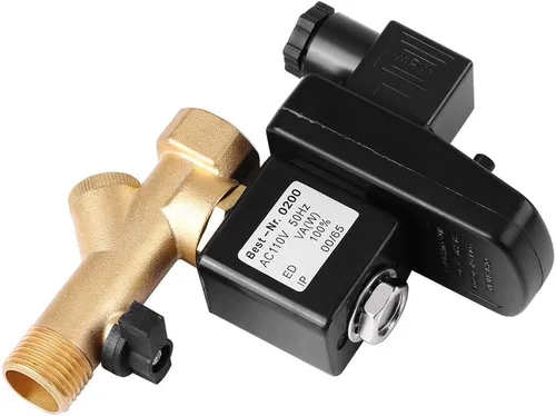 Vista 3 de Válvula de drenaje, 1/2 "automática válvula de drenaje cronometrada electrónica para compresor de aire de acción directa, presión de 0-1.6Mpa