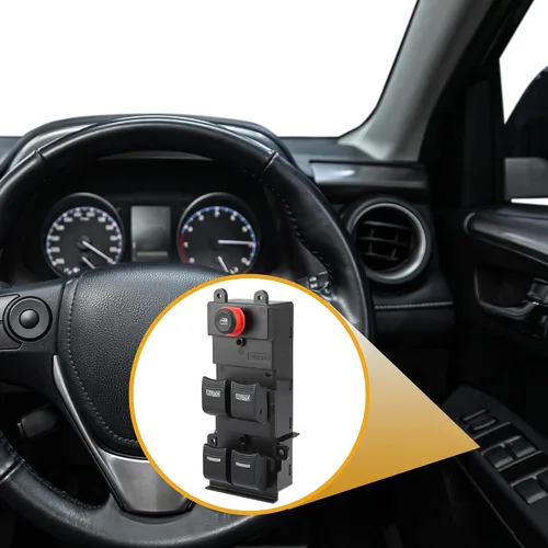 Vista 3 de 35750STXA01ZA Interruptor principal del elevalunas eléctrico del lado del conductor delantero para Acura MDX 3.7L V6 2007-2013