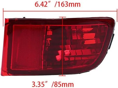Vista 7 de Para Toyota Land Cruiser Prado 120 2002-2009, lámpara de parachoques trasero