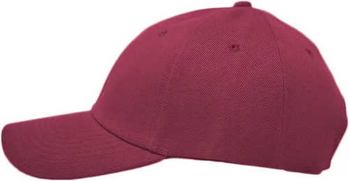 Vista 2 de Glory Max Gorra de béisbol lisa con correa de gancho y bucle ajustable sólido en blanco curvado visera sombrero