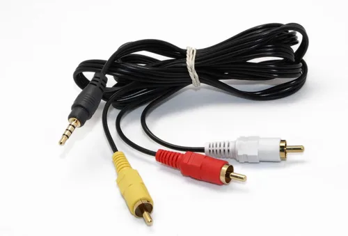 Vista 2 de AV A/V Audio Video TV Cable para JVC Everio Videocámara PN # QAM1322-001